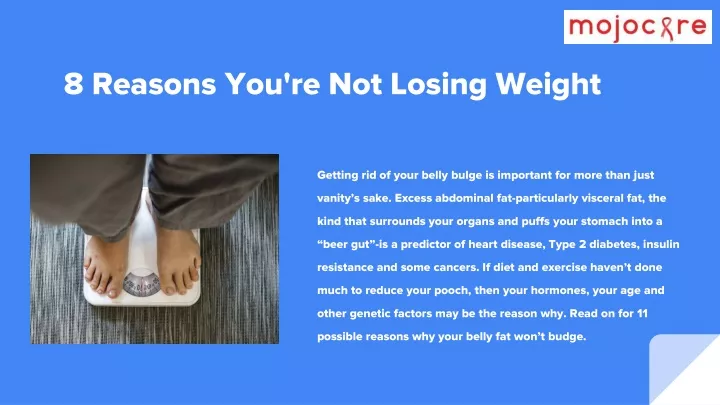 8 reasons you re not losing weight
