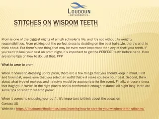 stitches on wisdom teeth
