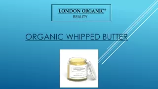 Organic Whipped Butter