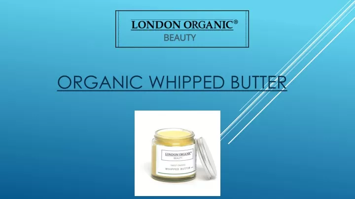 organic whipped butter