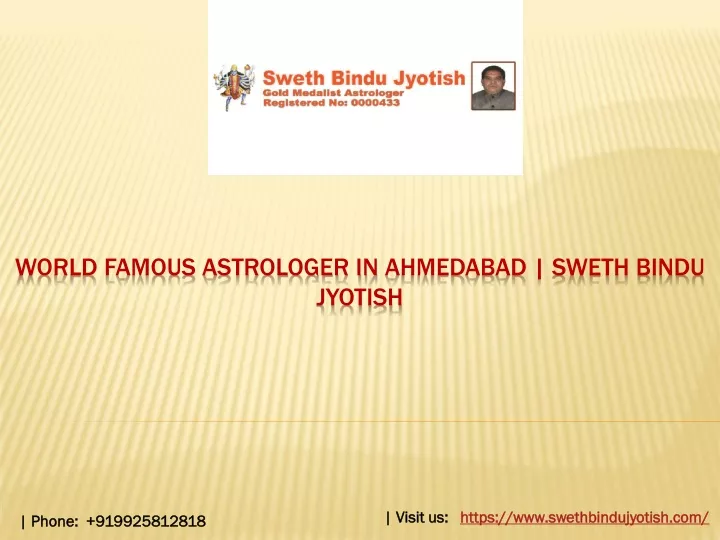 world famous astrologer in ahmedabad sweth bindu jyotish