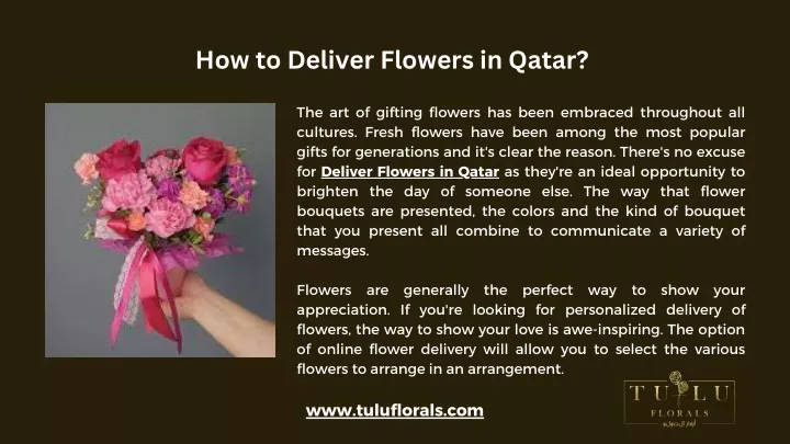 how to deliver flowers in qatar