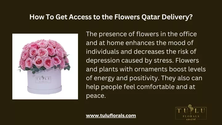 how to get access to the flowers qatar delivery