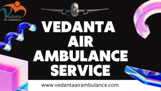 vedanta air ambulance service