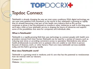 topdoc connect