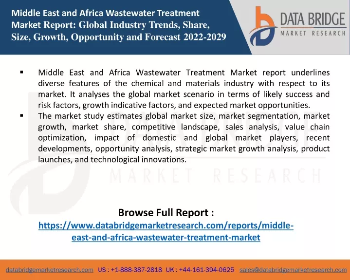 middle east and africa wastewater treatment