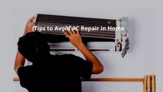Tips to Avoid AC Repair in Home