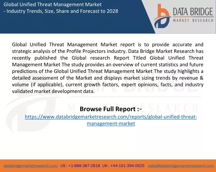 global unified threat management market industry