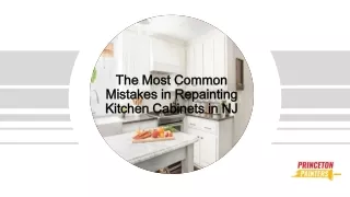 The Most Common Mistakes in Repainting Kitchen Cabinets