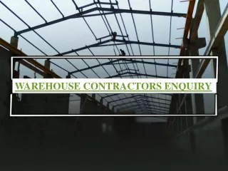 Warehouse Building Contractors Companies  cost estimation Per Sq Ft