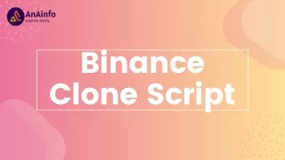 binance clone script
