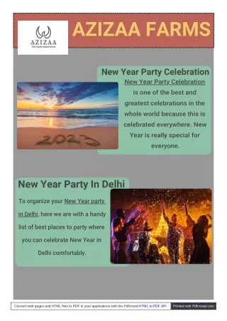 New beginnings to start New Year Party Celebration 2023