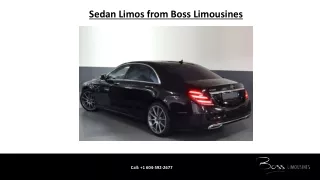 Sedan Limos from Boss Limousines
