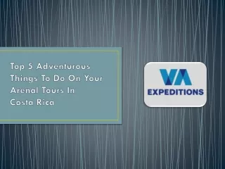 Arenal Tours In Costa Rica