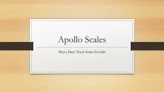 apollo scales