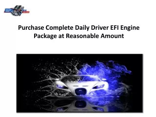 purchase complete daily driver efi engine package