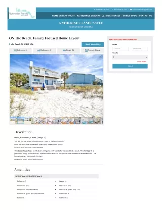 House for Rent in Inlet Beach Florida