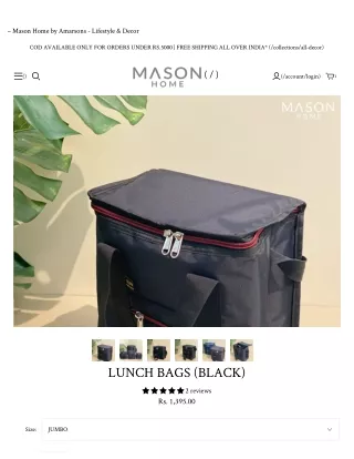 Buy lunch bags _ picnic storage bags _ Mason Home