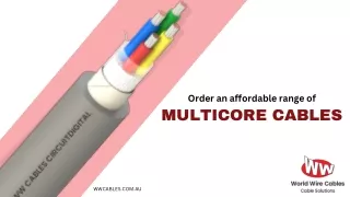 Order an affordable range of multicore cables