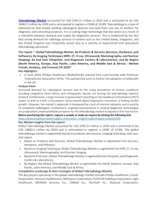 teleradiology market accounted for us 2345