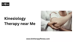 Kinesiology Therapy near Me