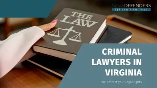 Hire the Best Criminal Lawyer in Virginia