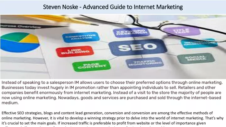 steven noske advanced guide to internet marketing