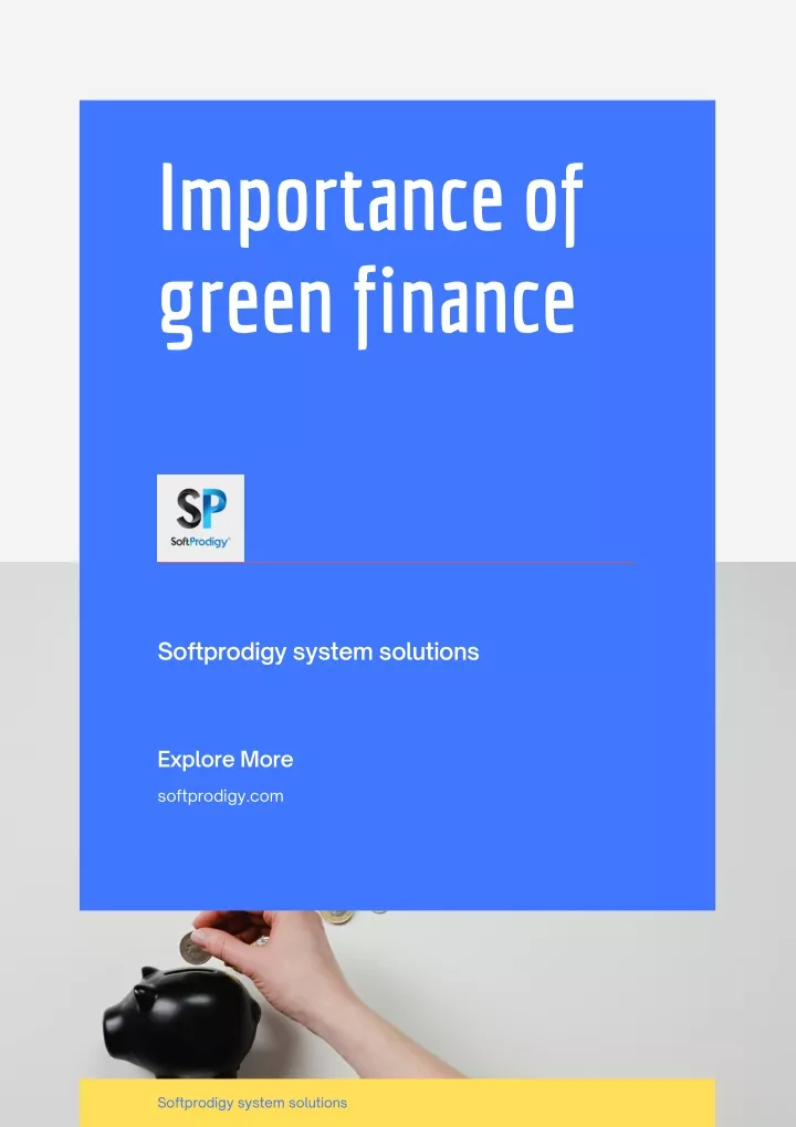 importance of green finance