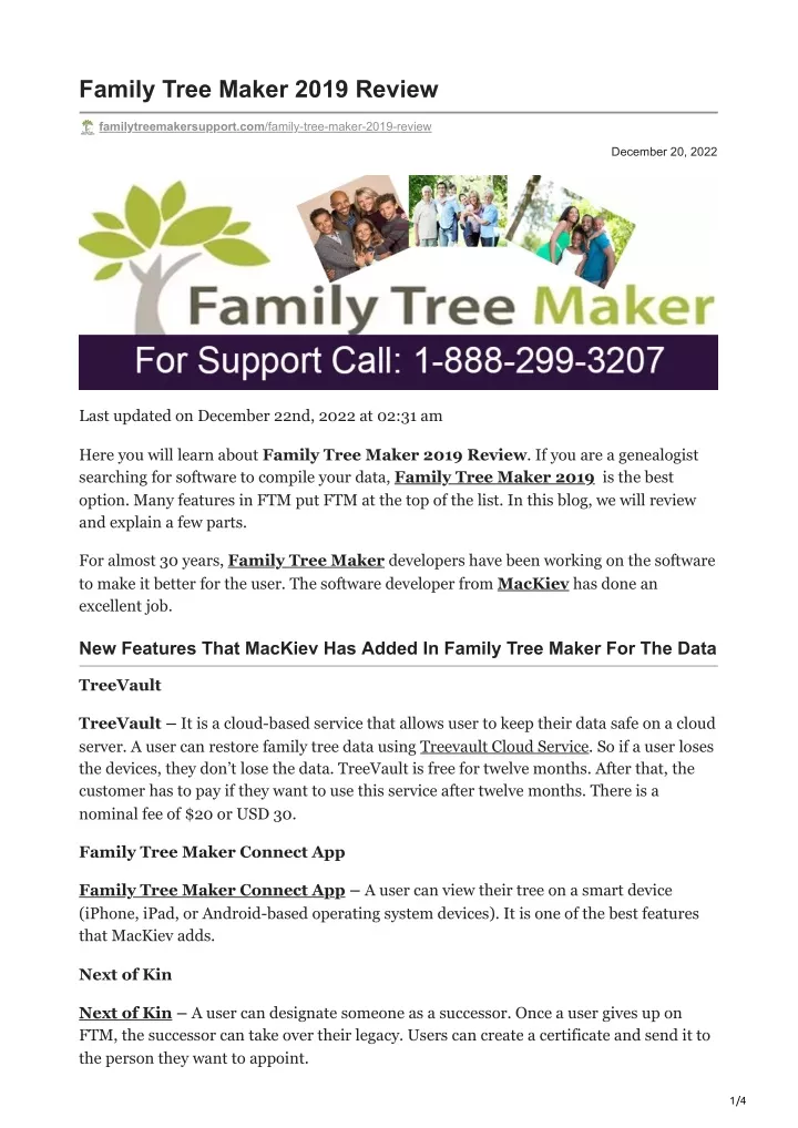 family tree maker 2019 review