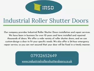 Domestic Roller Shutter