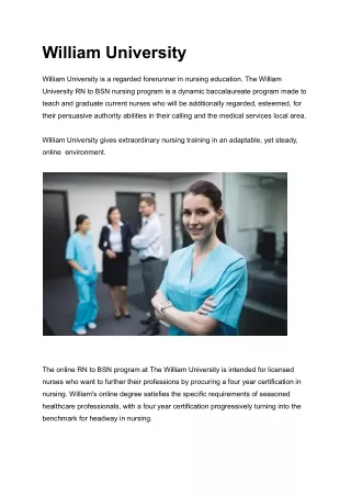 william university