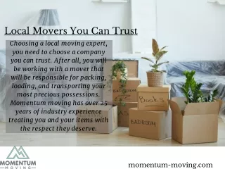 Top Moving Companies Salt Lake City