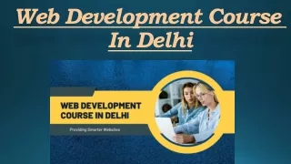 Web Development Course in Delhi