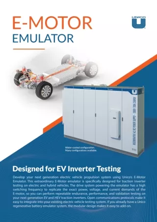 E-Motor Emulator | EV Inverter Testing - Unico