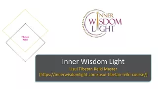 Usui Tibetan Reiki Master