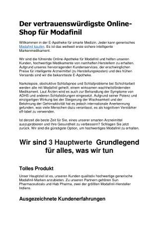 der vertrauensw rdigste online shop f r modafinil