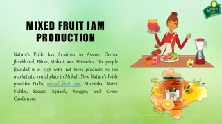 Nature's Pride Produces Mixed Fruit Jam