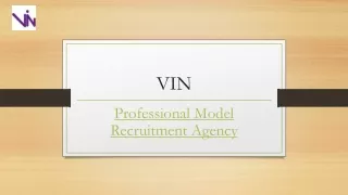 Professional Model Recruitment Agency | Vintah.com
