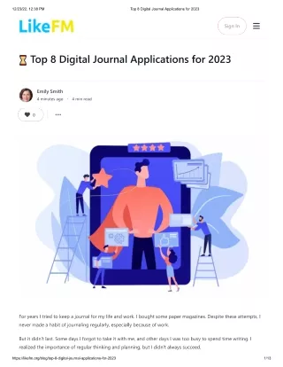 Top 8 Digital Journal Applications for 2023