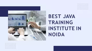 Best Java Training Institute in Noida and Delhi
