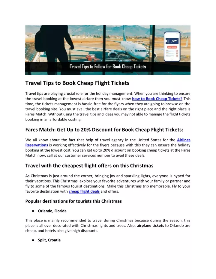 travel tips to book cheap flight tickets