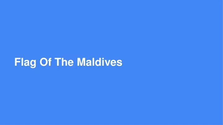 flag of the maldives