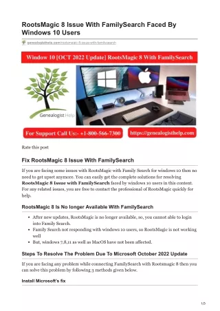rootsmagic 8 issue with familysearch faced