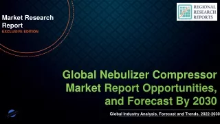 Global Nebulizer Compressor Market growth projection to 18.80% CAGR through 2030