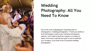Steps To Start Wedding Photography Business