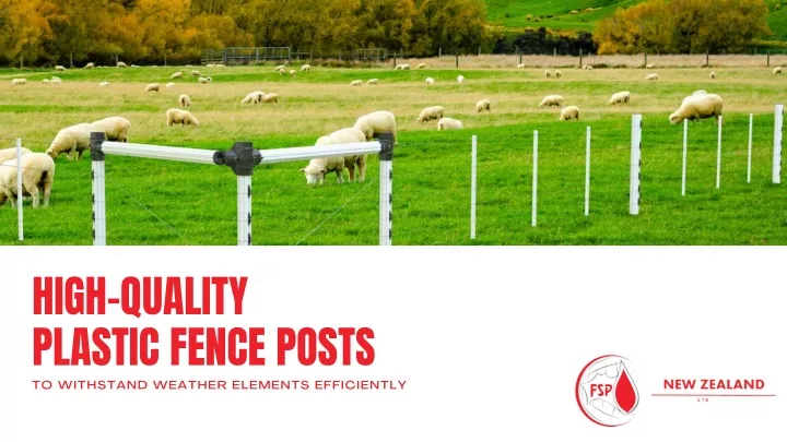 high quality plastic fence posts to withstand