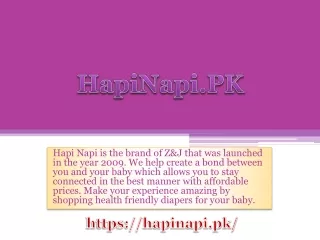 Best Baby Diapers in Pakistan