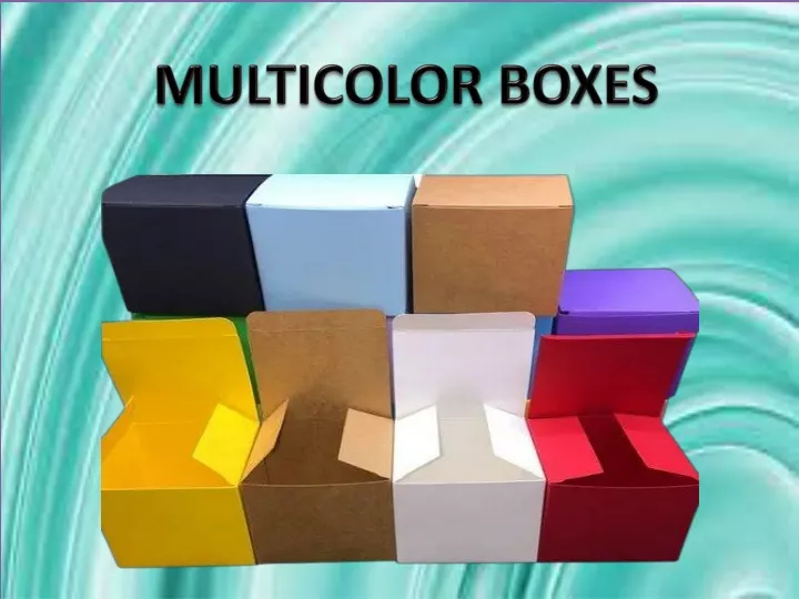 multicolor boxes