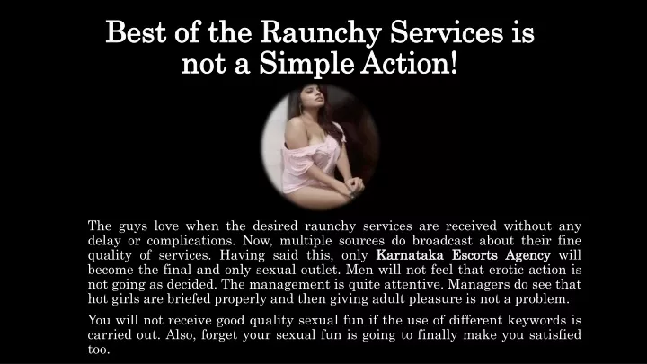 best of the r aunchy s ervices is not a simple action