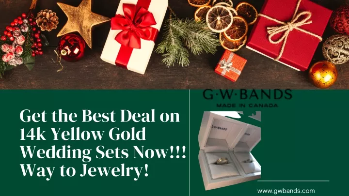 get the best deal on 14k yellow gold wedding sets